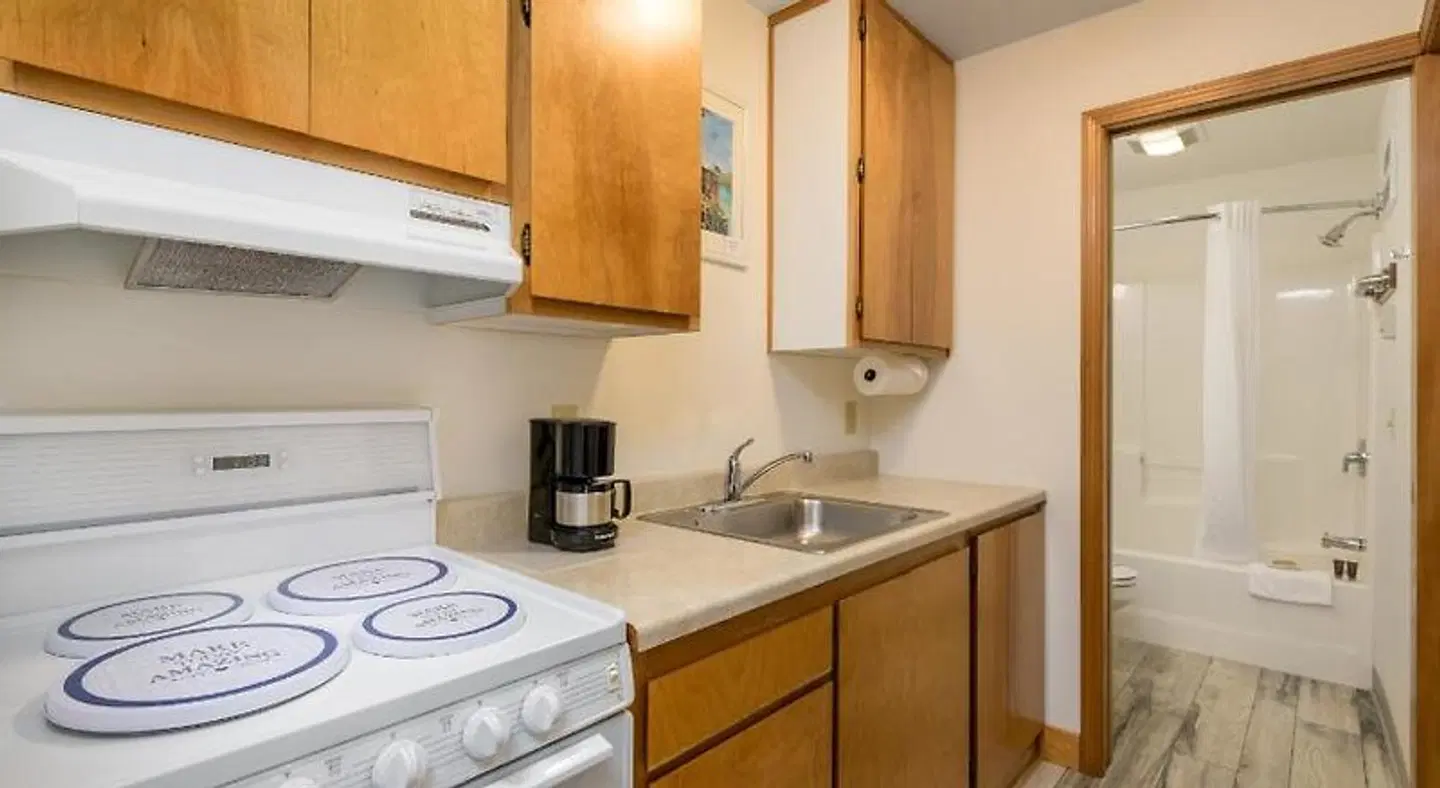 Ocean Suites Motel Badezimmer