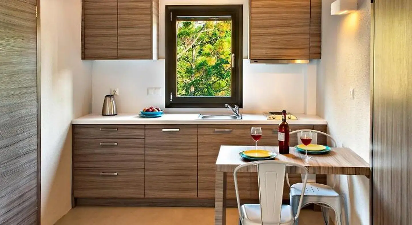 Sani Woods Apartments Badezimmer