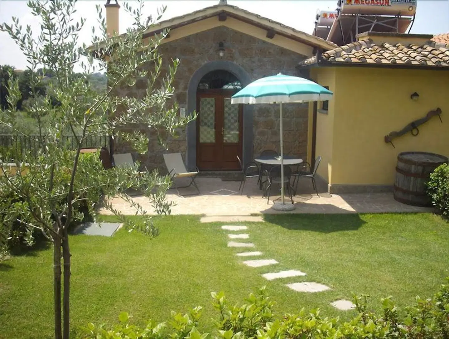 Podere La Branda Garten