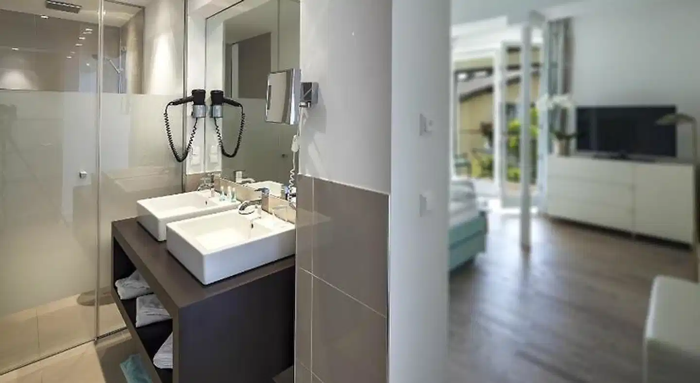 Hubertushof Badezimmer