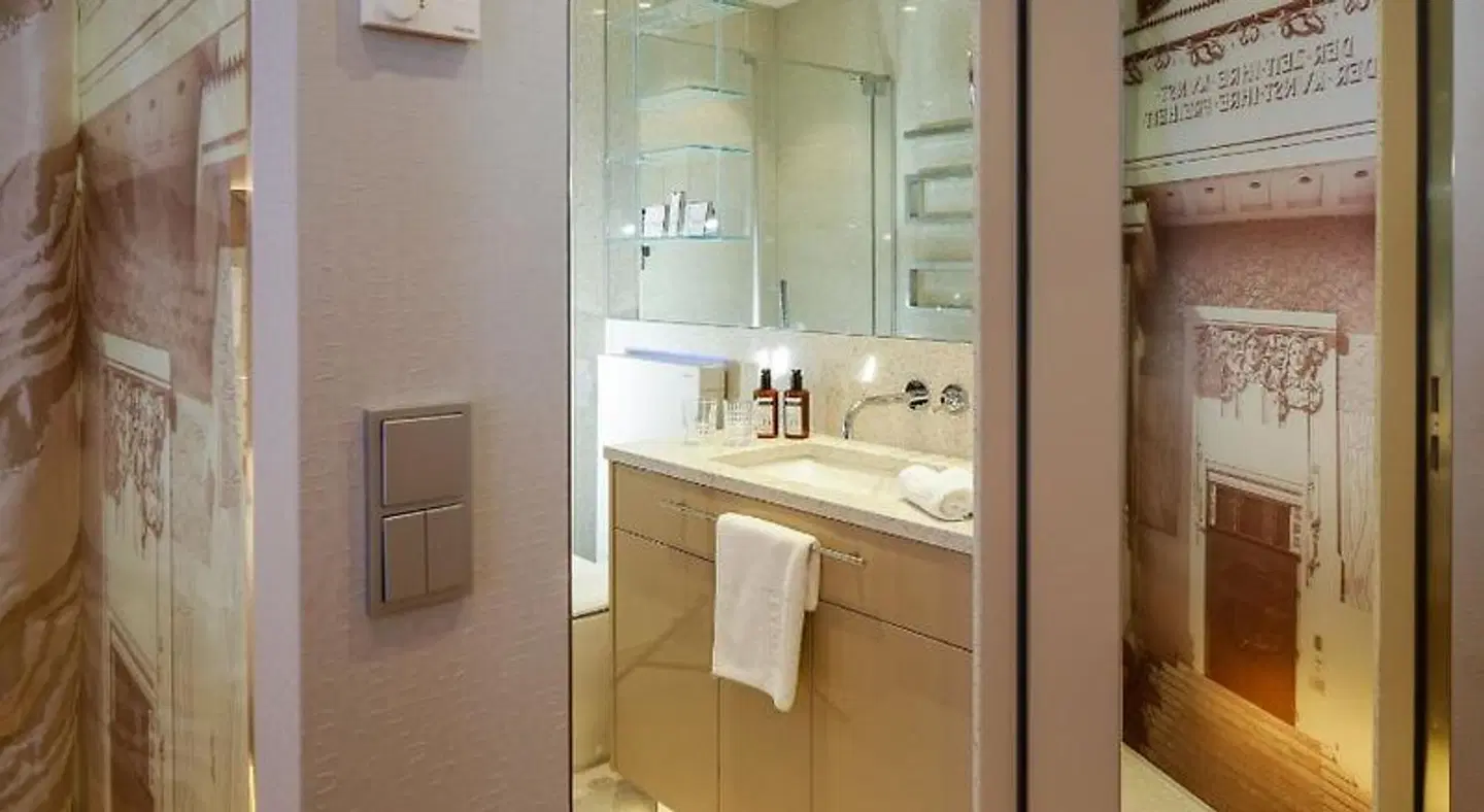 Boutiquehotel Das Tyrol Badezimmer