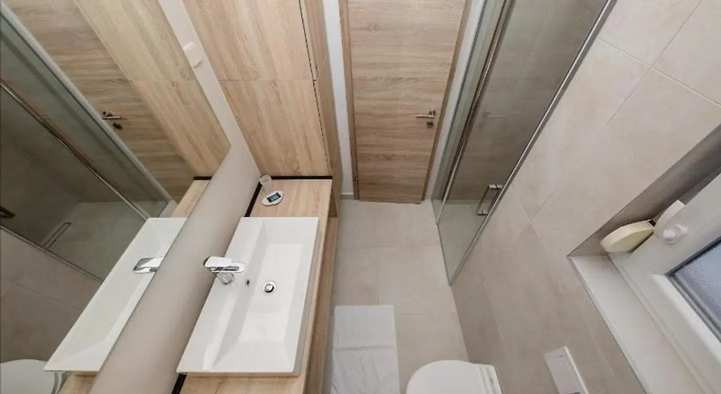 Pension Bellevue Badezimmer