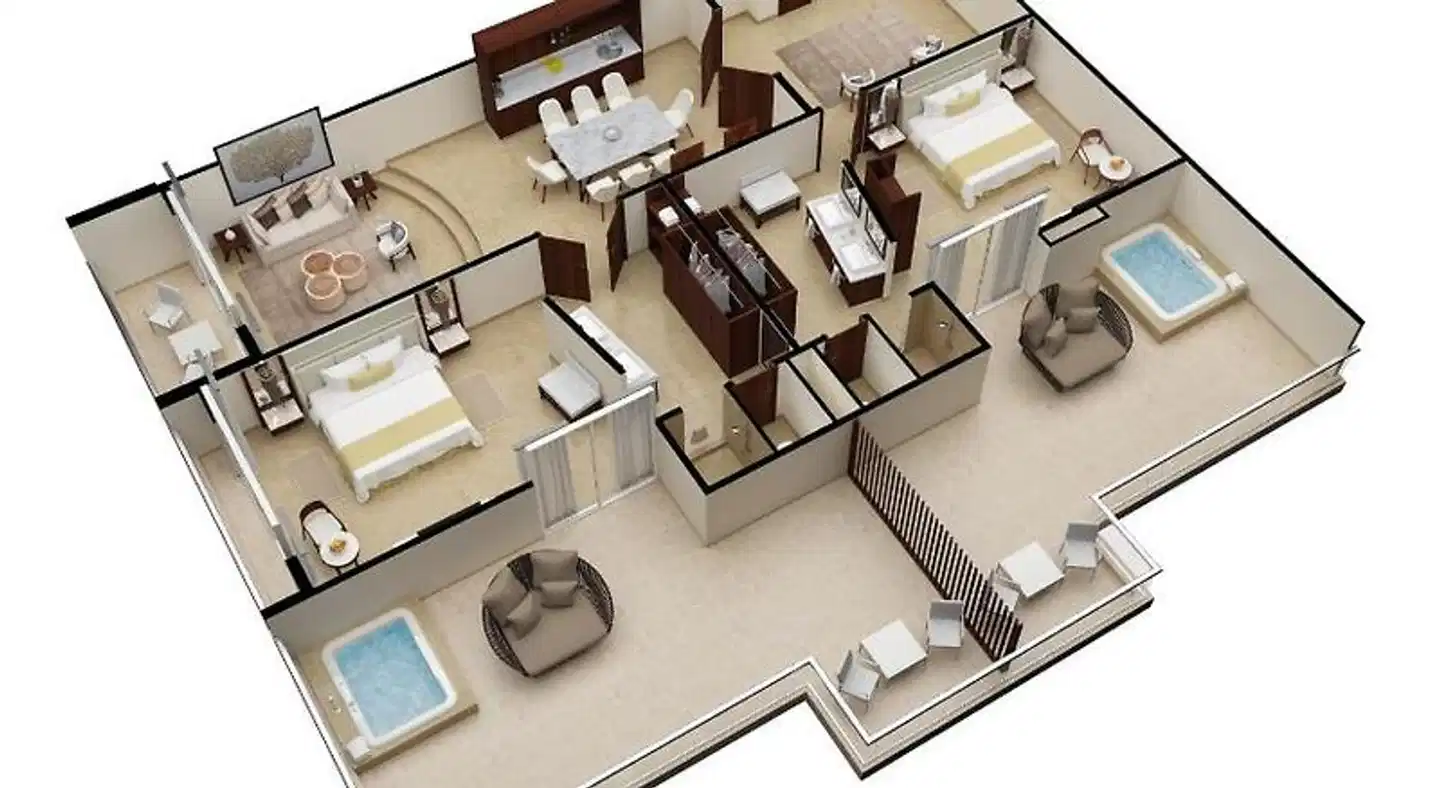 Sun Palace Modellaufnahme