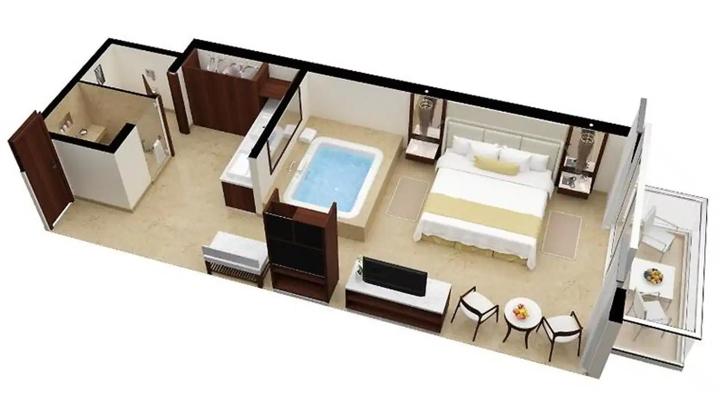 Sun Palace Modellaufnahme