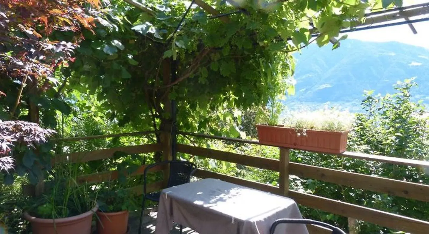Pension Chalet Andy Terrasse
