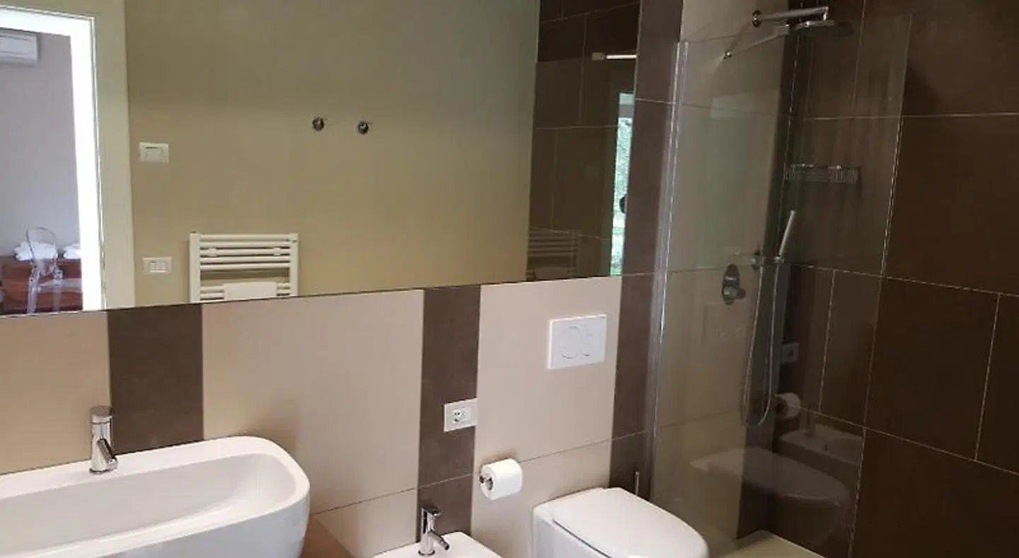 Quercia Belvedere Relais Badezimmer