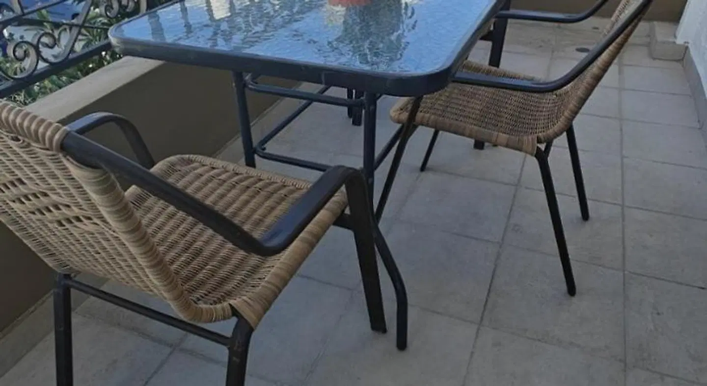 Takis Hotel Apartments Terrasse