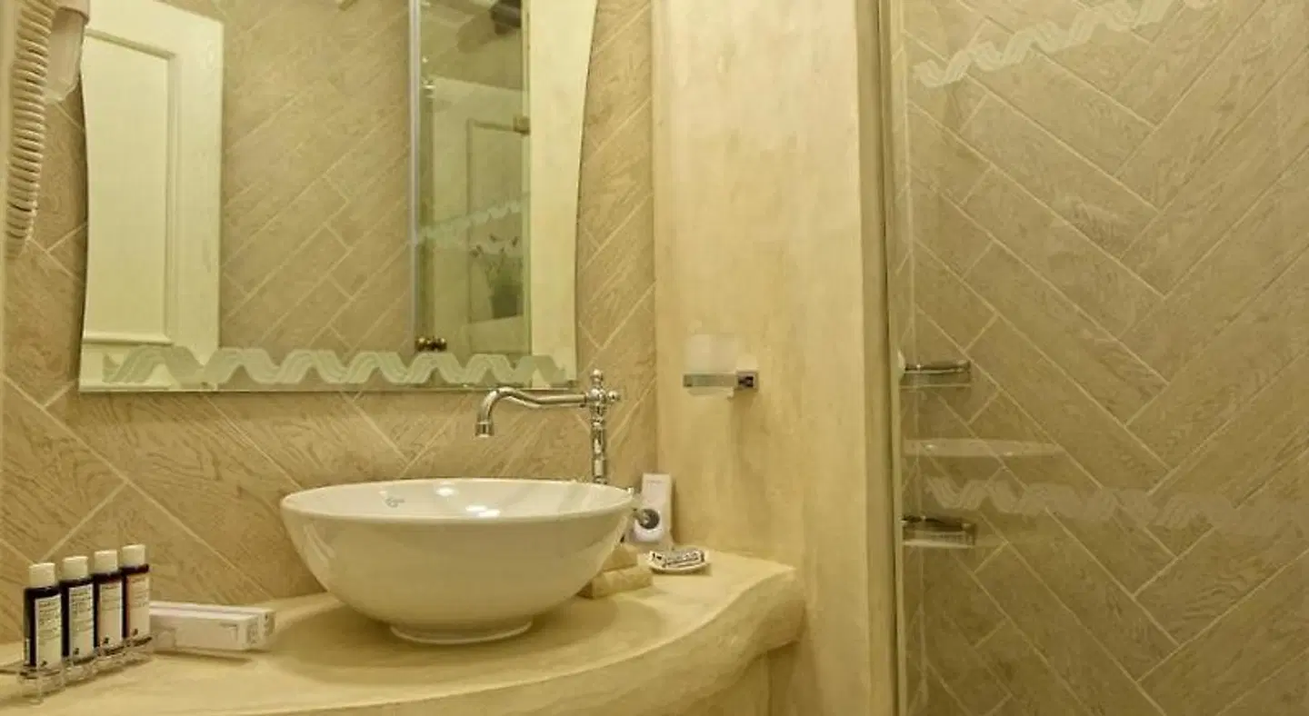 Orologopoulos Mansion Luxury Hotel Badezimmer