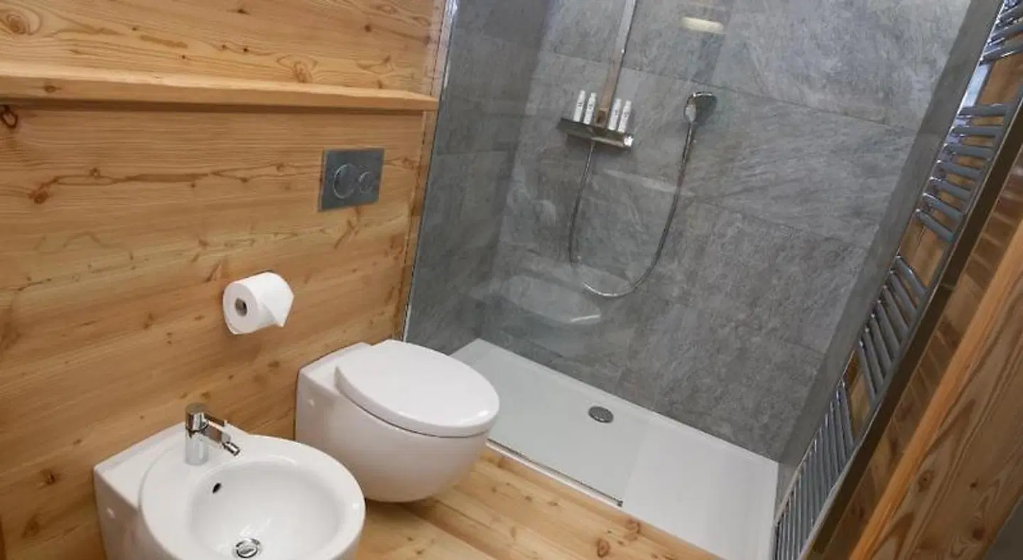 Chalet Nel Doch Villa Cheia Badezimmer