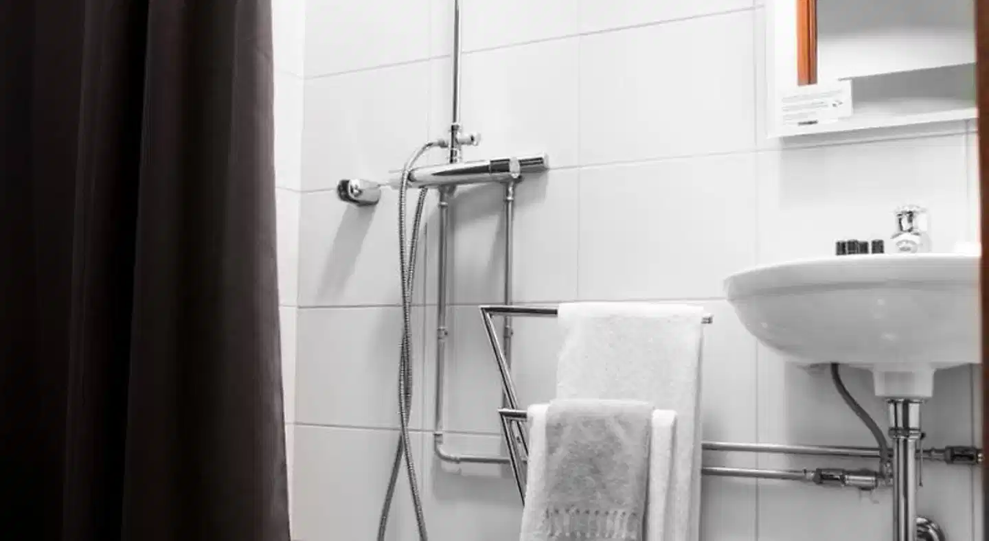 Room with a View Hotel Badezimmer