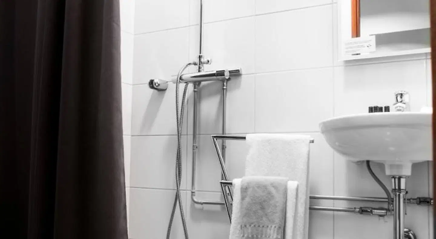 Room with a View Hotel Badezimmer