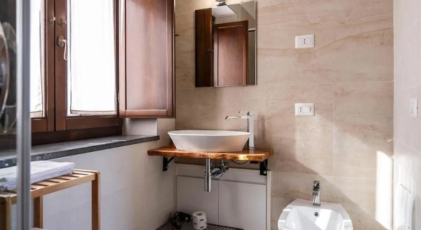 Le Querce Farmhouse Badezimmer