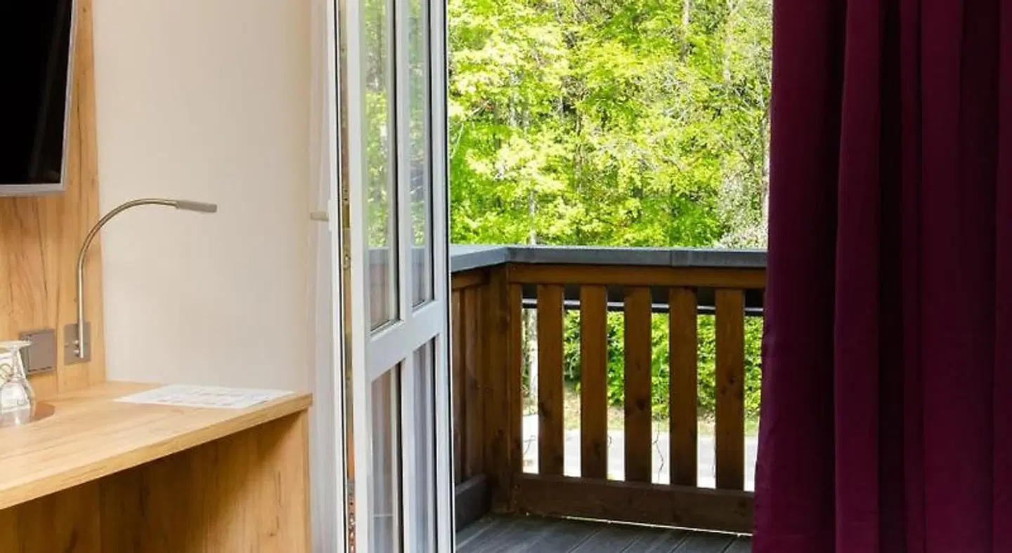 Musikhotel am Rennsteig in Friedrichroda Badezimmer