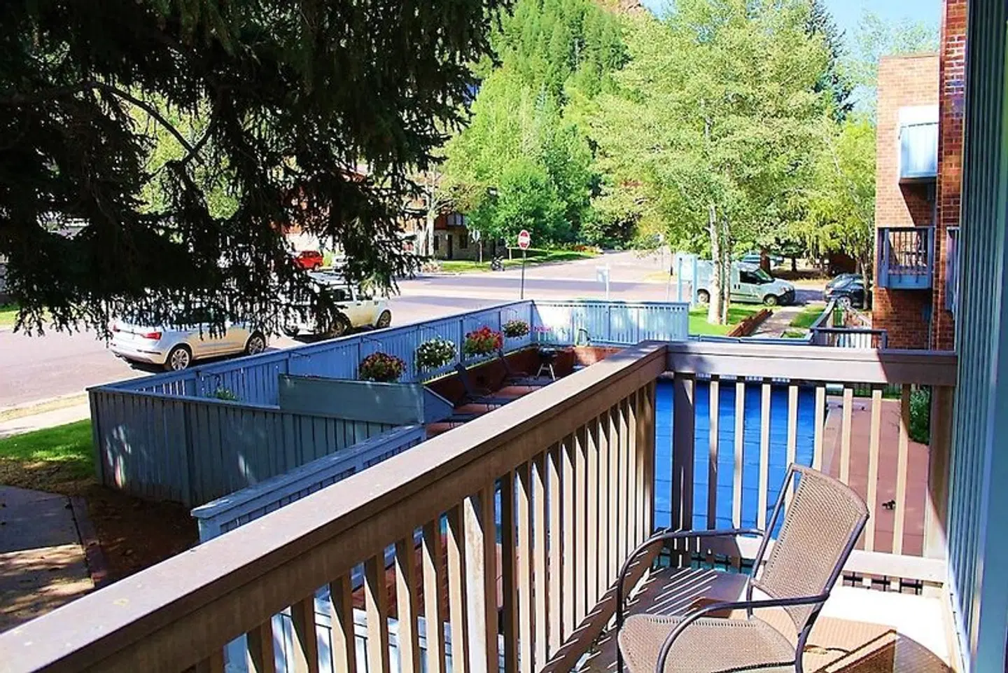 Shadow Mountain Lodge Terrasse
