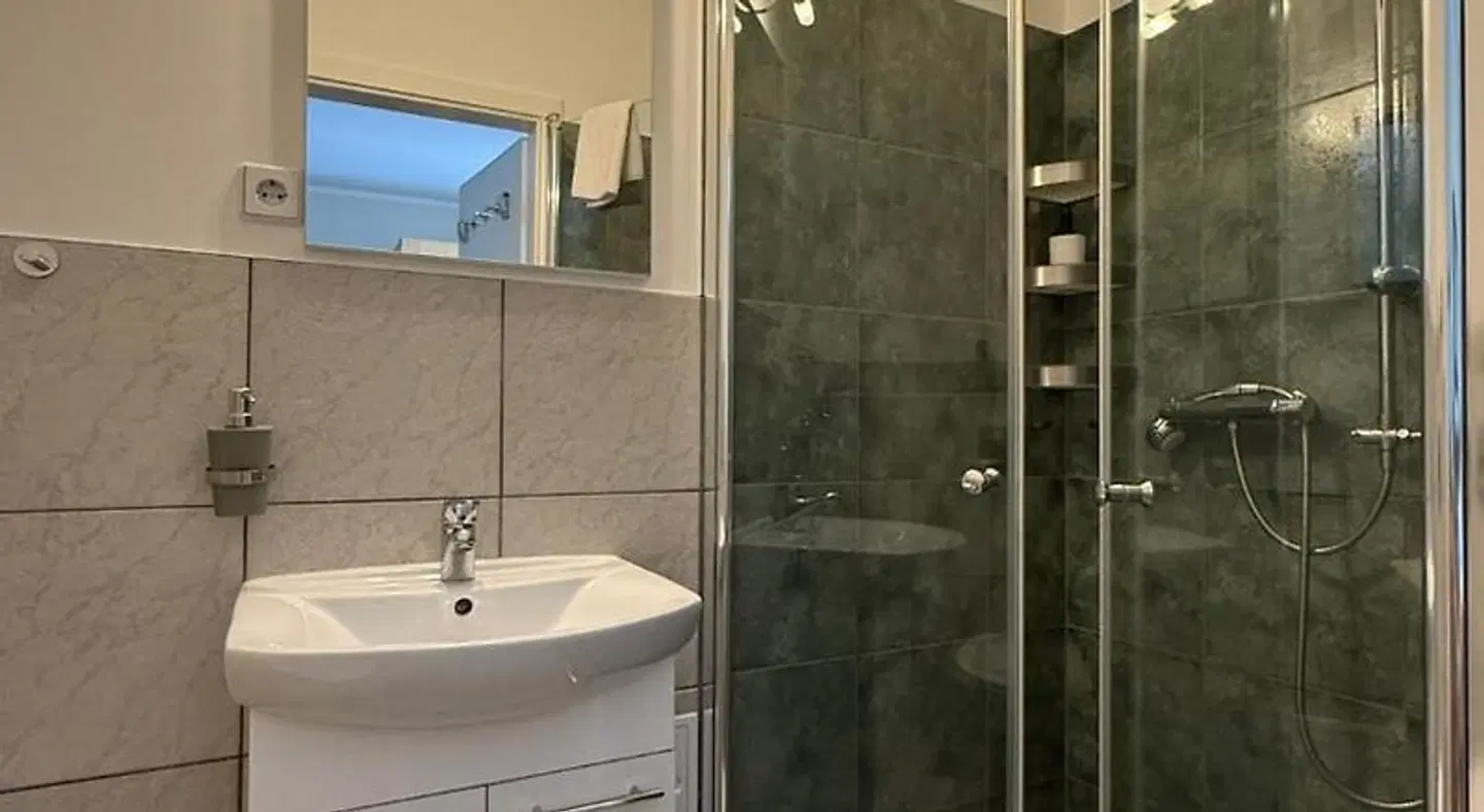 Apartments Fichtelberger Blick Badezimmer