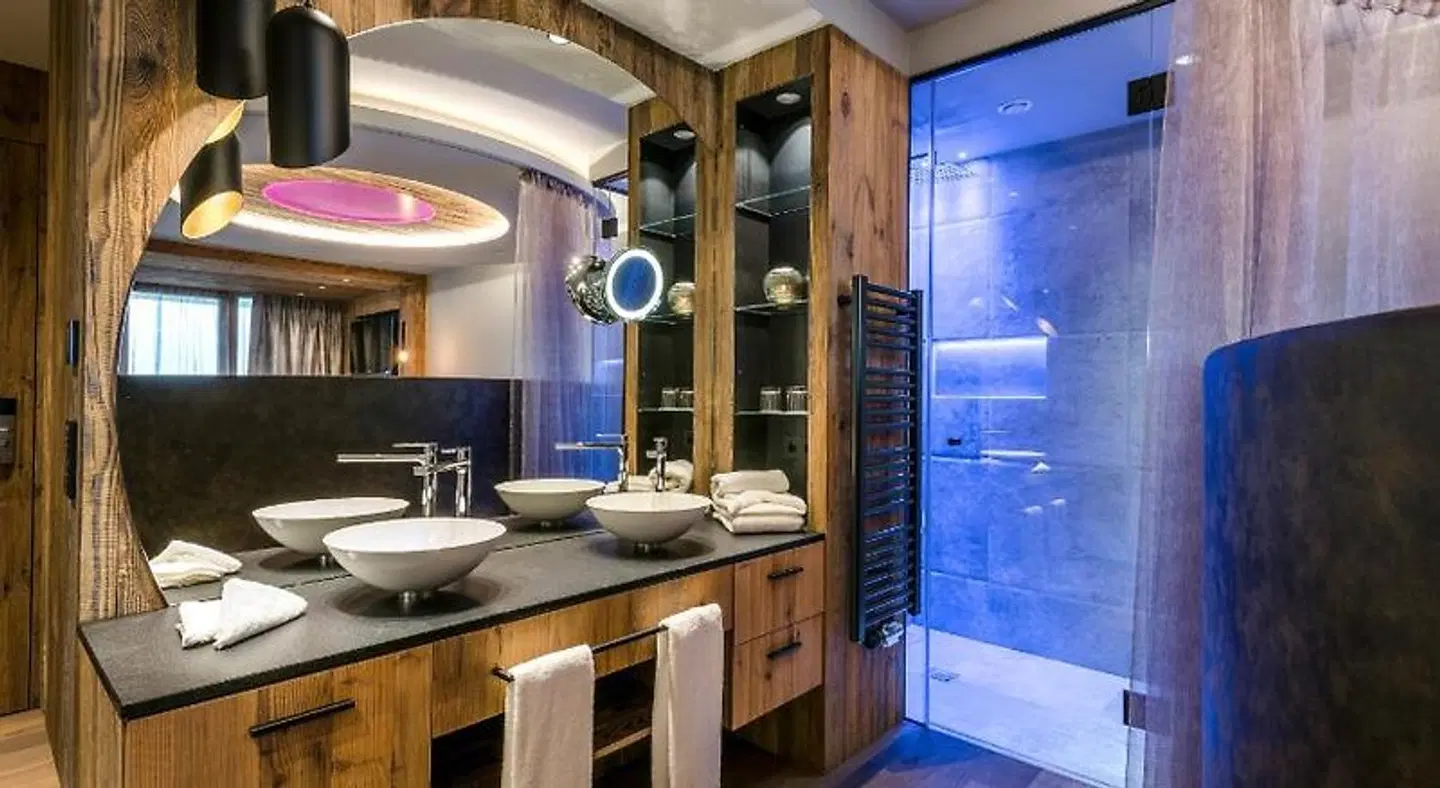 Hüttenhof - Wellnesshotel & Luxus-Bergchalets - Adults only Badezimmer