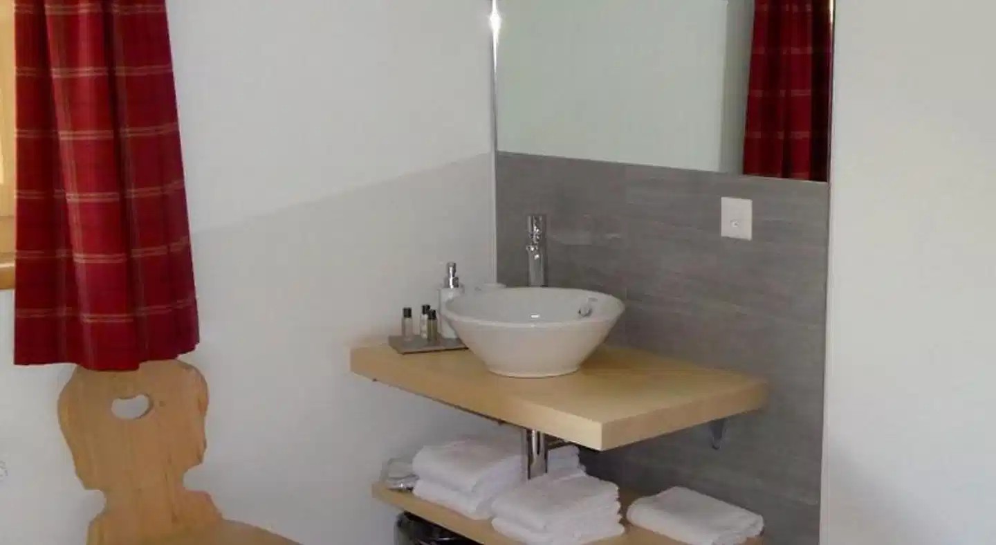 Hotel Roseg-Gletscher Badezimmer