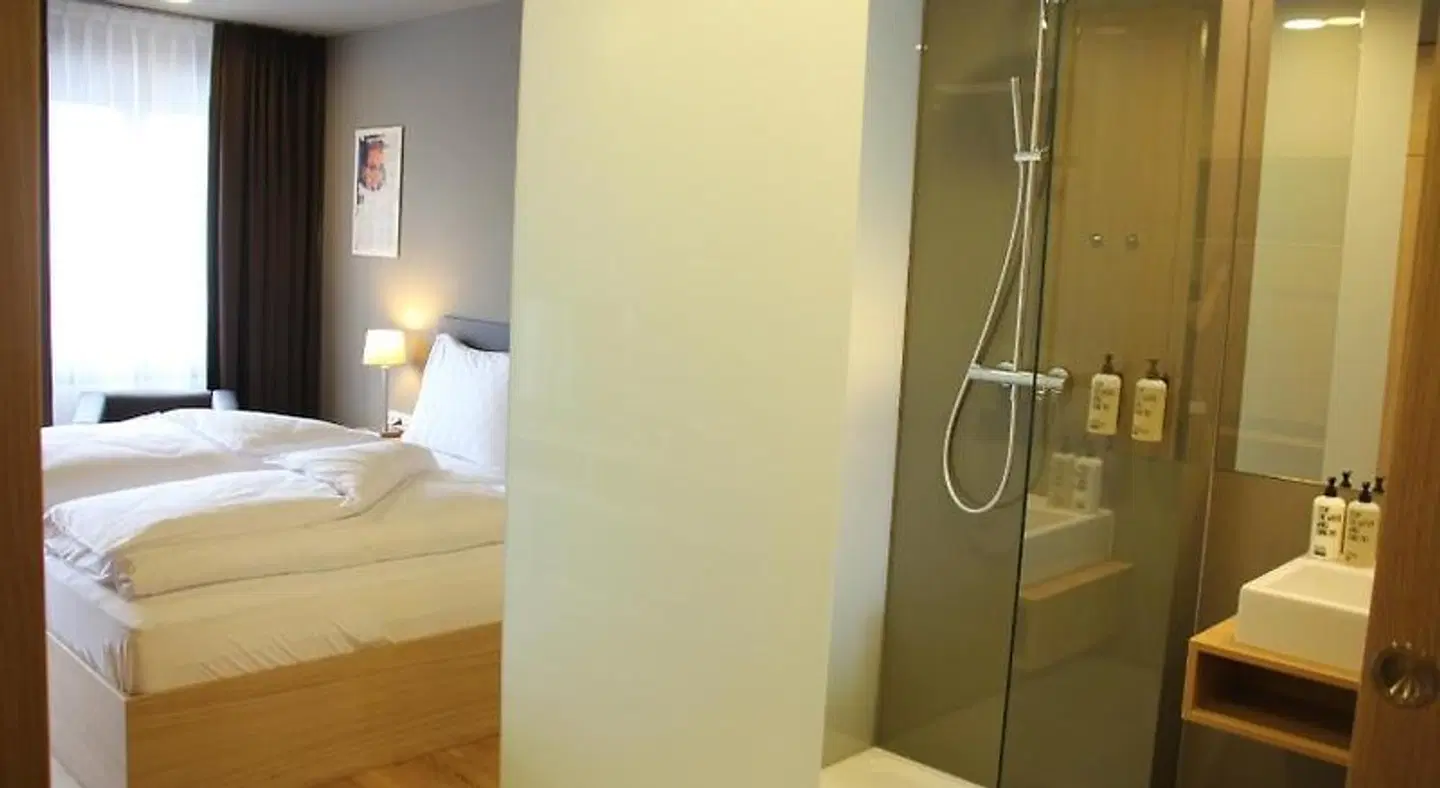 Hotel am Garnmarkt Badezimmer
