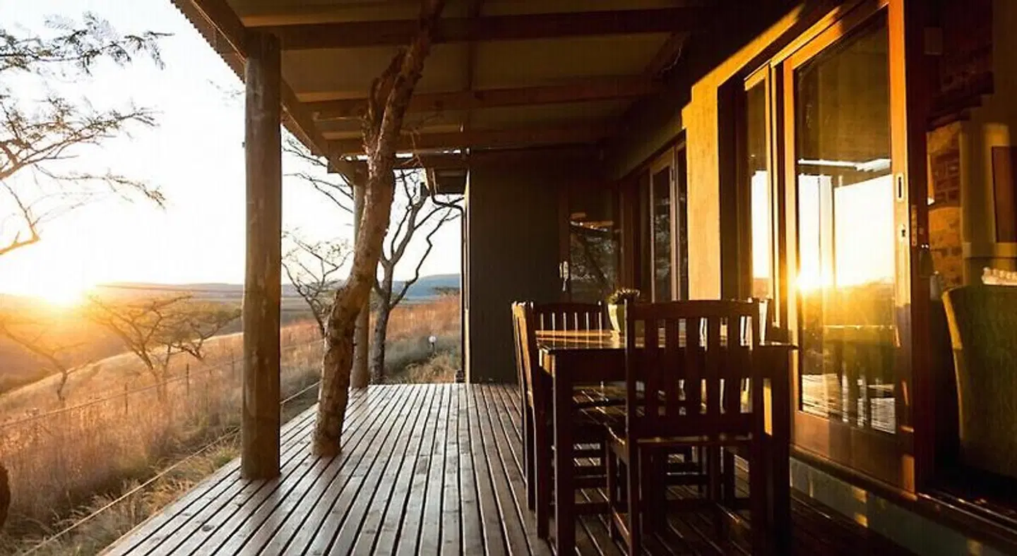 The Hilton Bush Lodge Terrasse