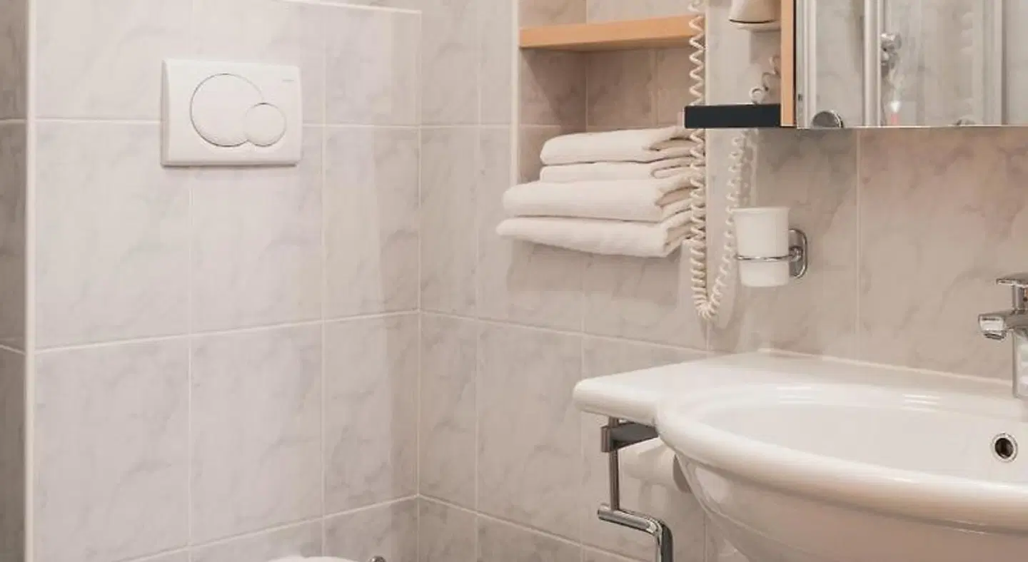 Parkhotel Plauserhof Badezimmer