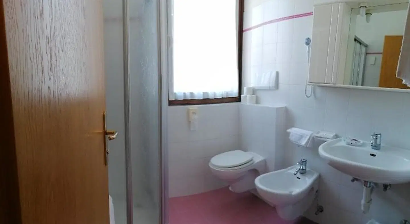 Albergo Belvedere Badezimmer