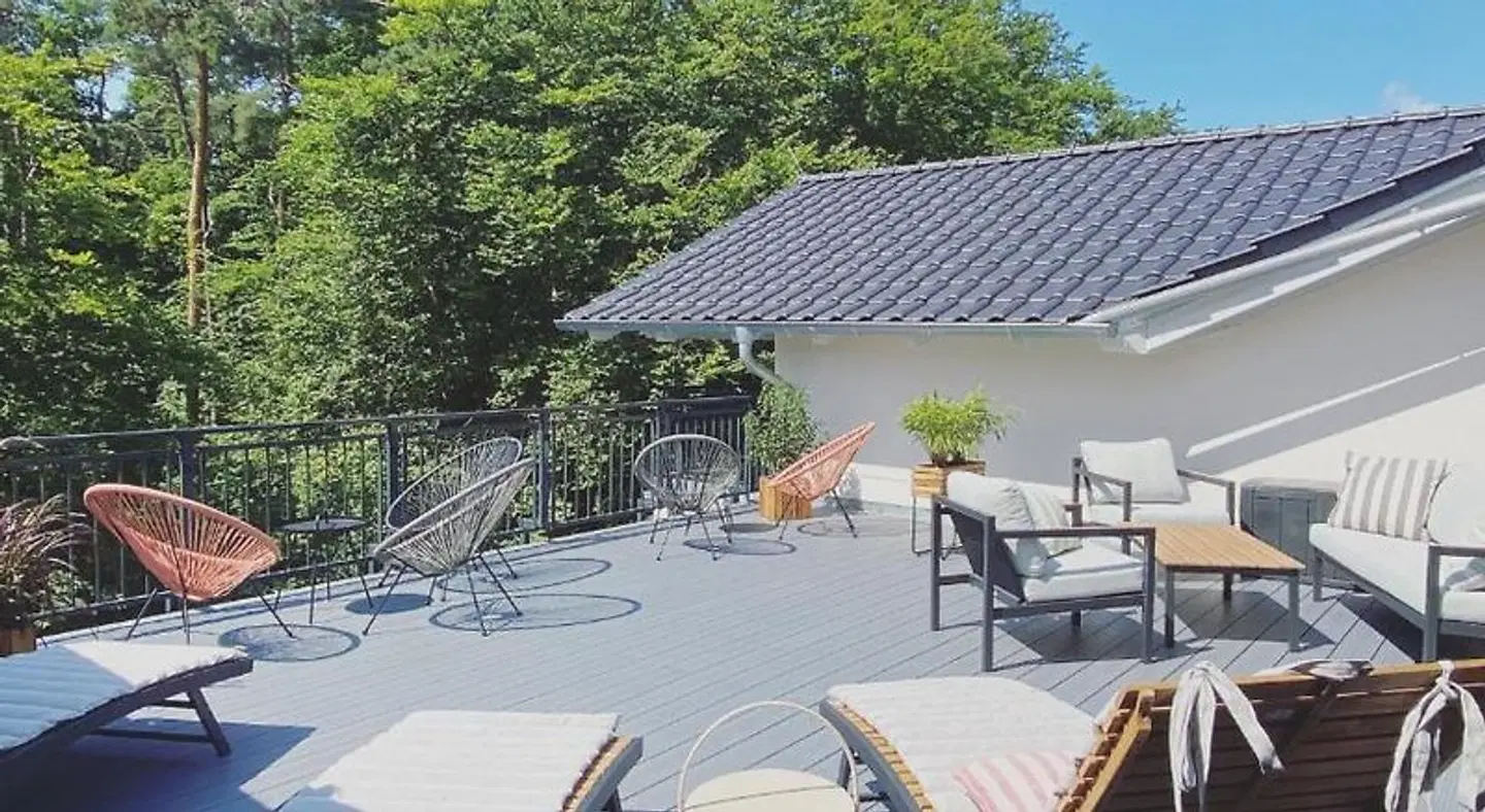 Ostsee Apartmenthotel Terrasse