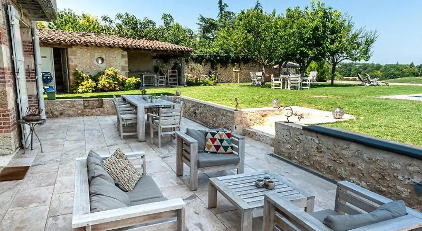La Mirande de Saint-Clar Garten