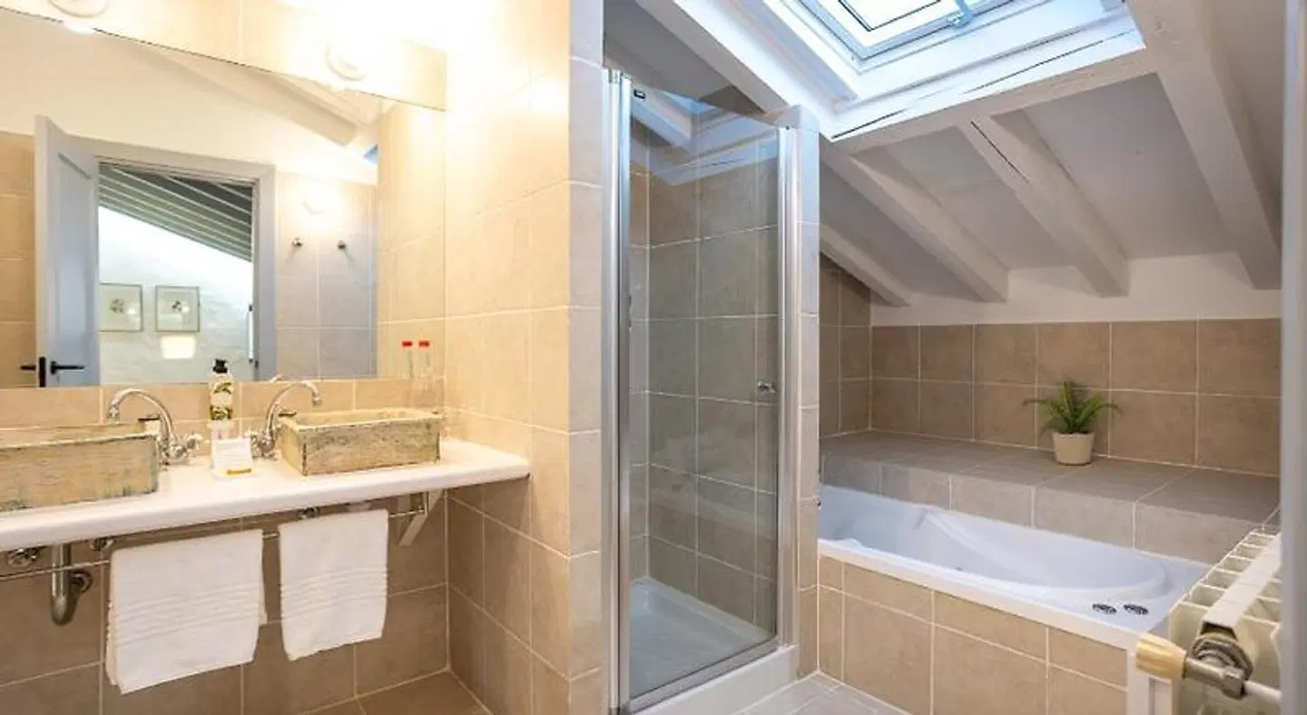 Casona Las Cinco Calderas Badezimmer