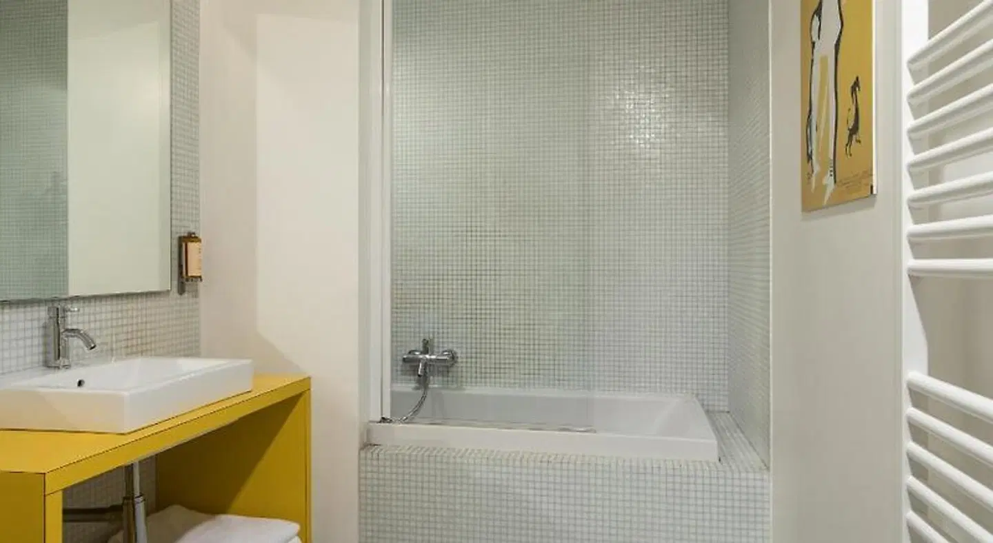 Vintage Hotel Badezimmer