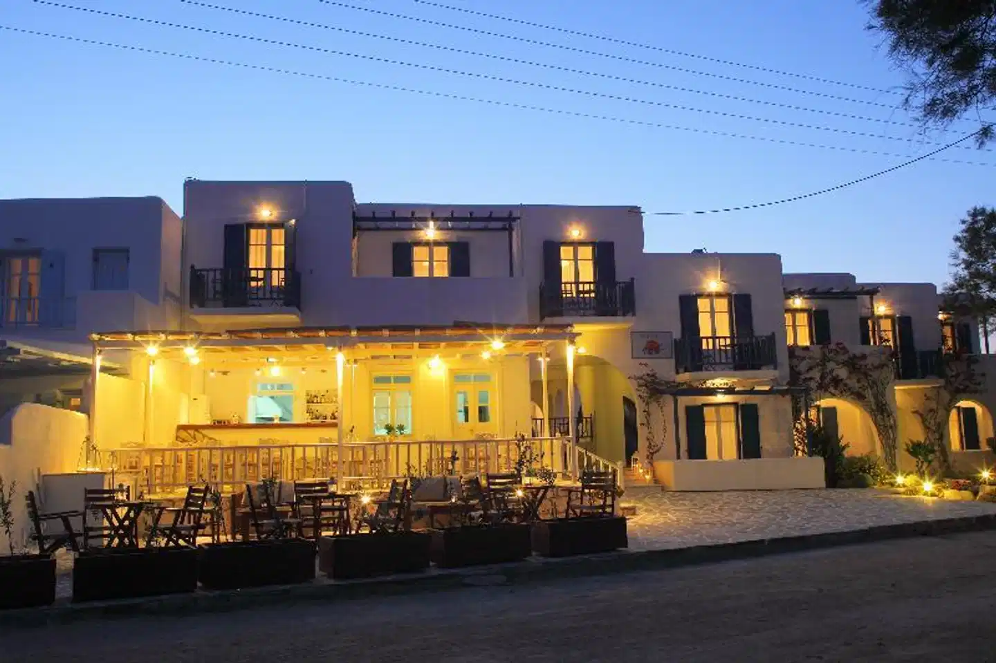 Paros Inn Aussenansicht
