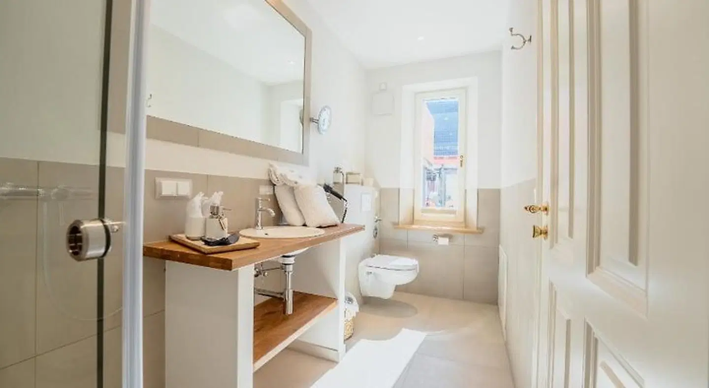 Das Betthupferl - Ihr Aparthotel Badezimmer