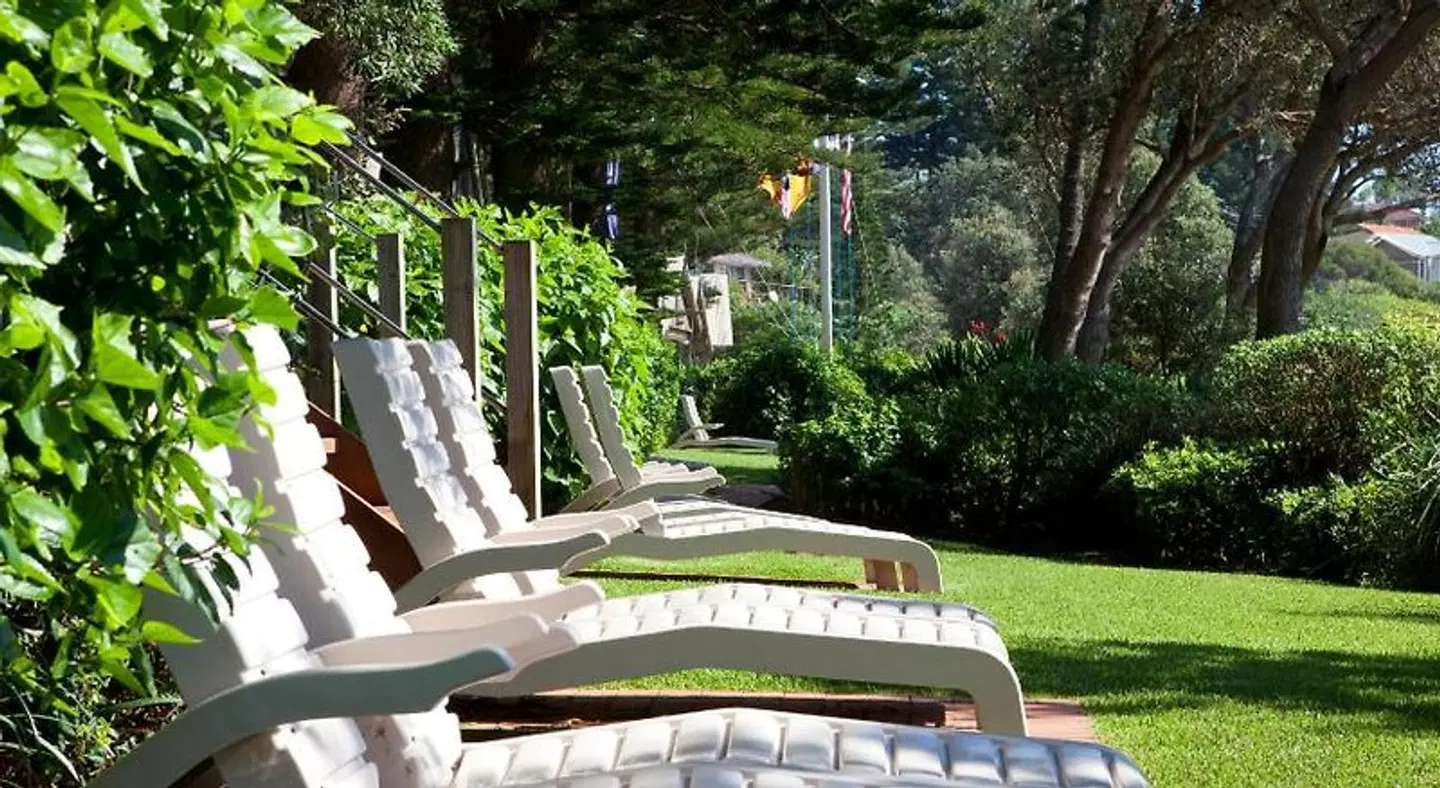 Kims Beach Hideaway Garten