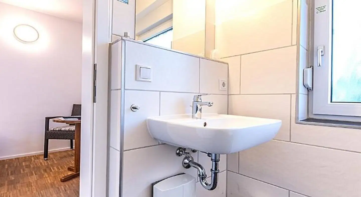 Pension zum Bergmann Badezimmer