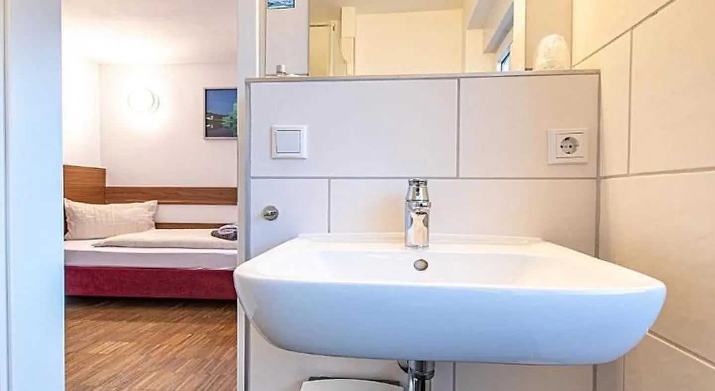 Pension zum Bergmann Badezimmer