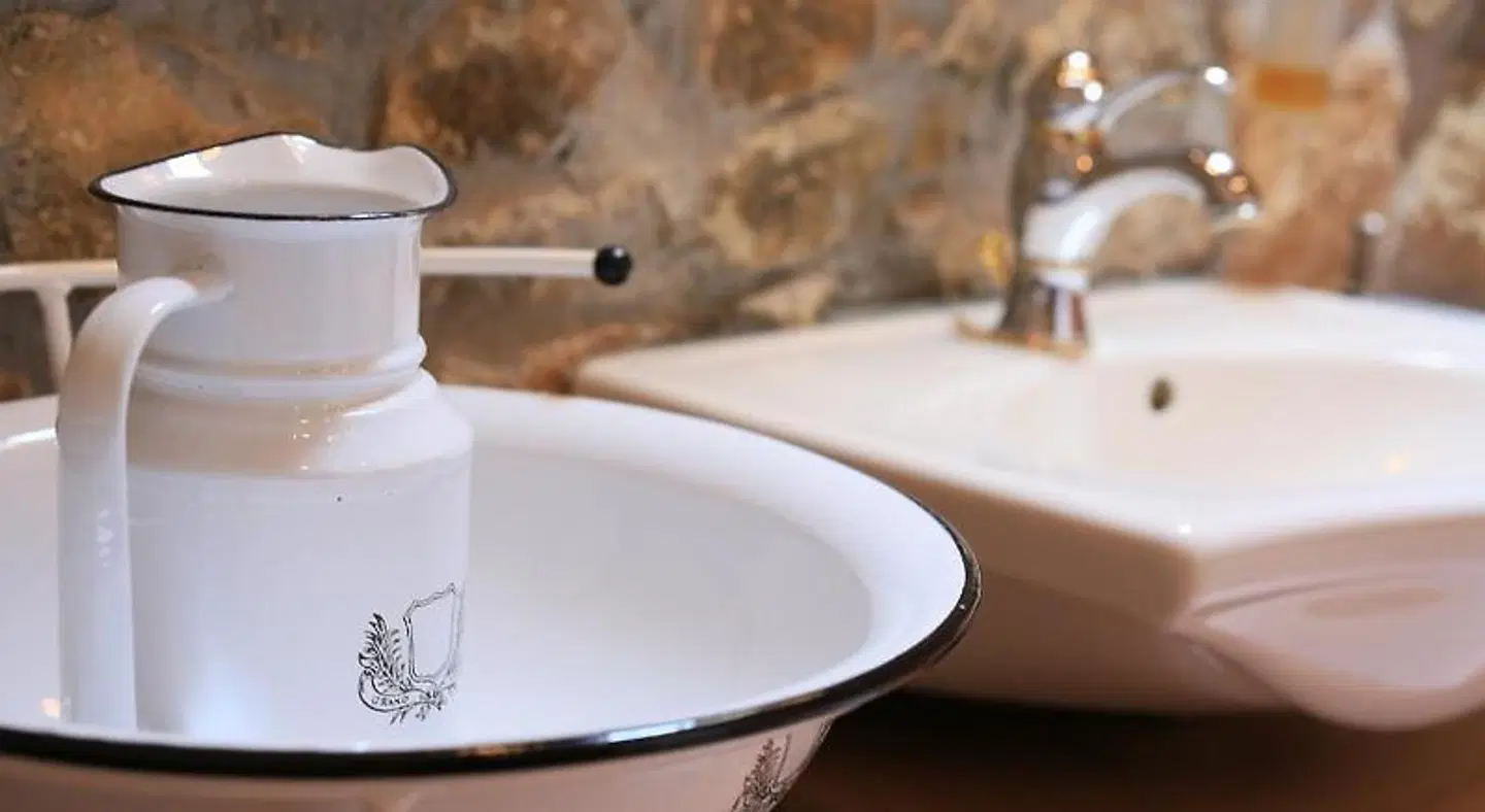 Eventhof und Gästehaus Weingewölbe Badezimmer