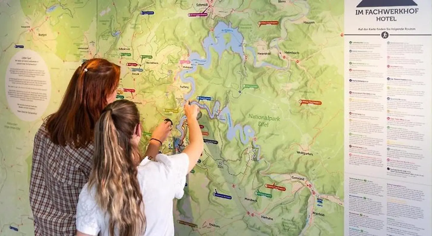 Im Fachwerkhof Landkarte