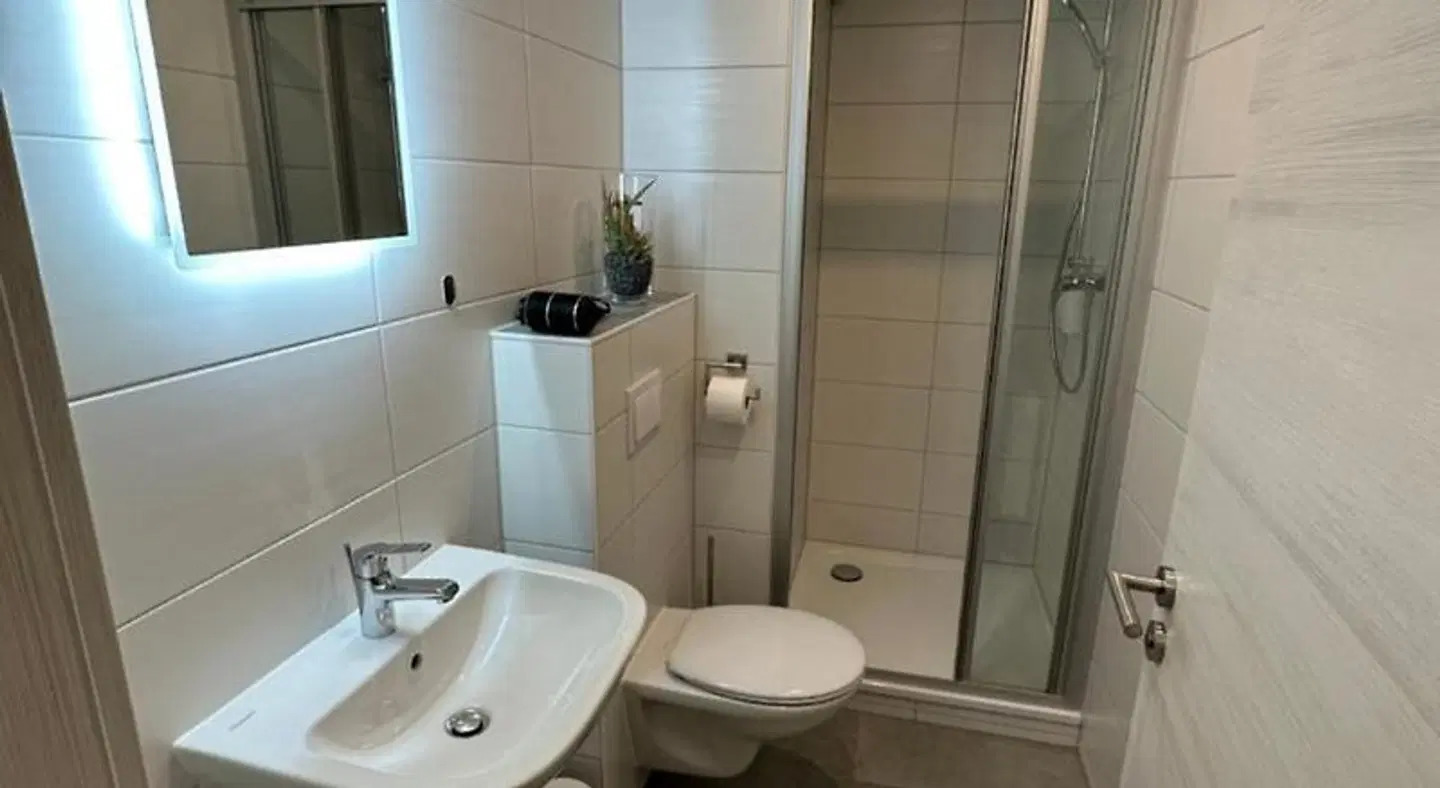 Pension Am Stadtrand Zerbst Badezimmer