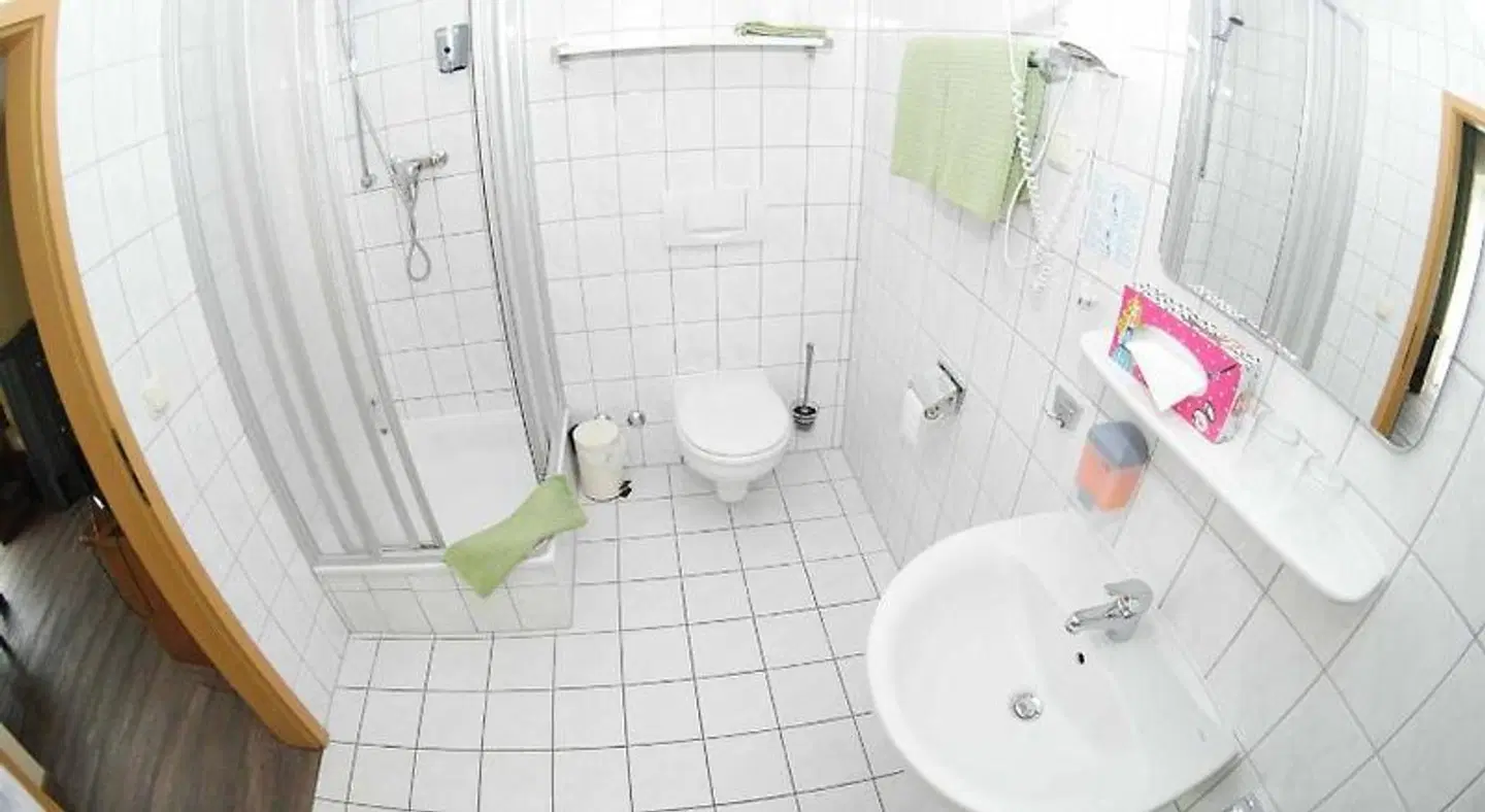 Hotel und Restaurant Rittergut Kreipitzsch Badezimmer