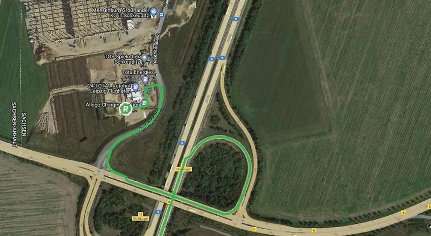 Roatel Schkeuditz A9 my-roatel-com Landkarte