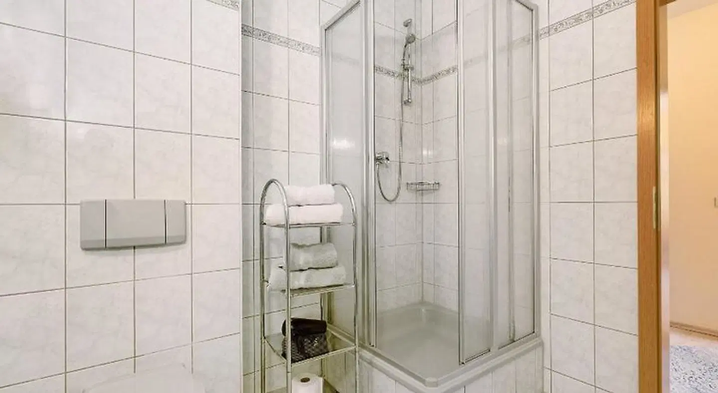 Bergblick Badezimmer