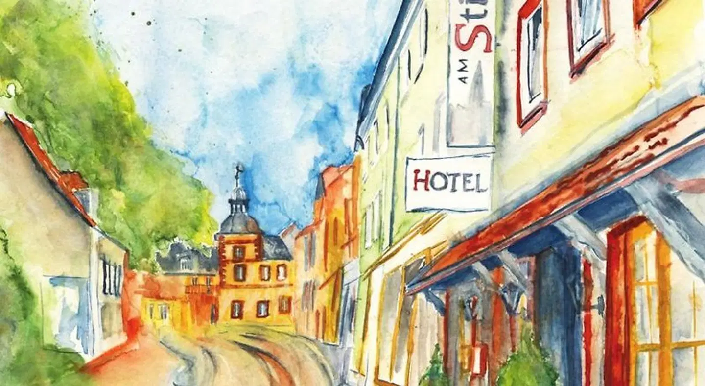 Hotel Am Stiftsberg Landkarte