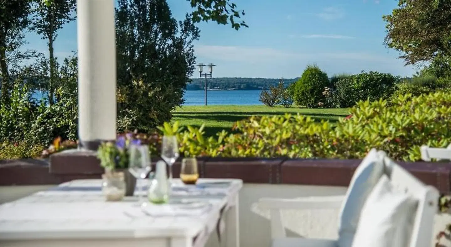 Strandhotel Glücksburg Terrasse