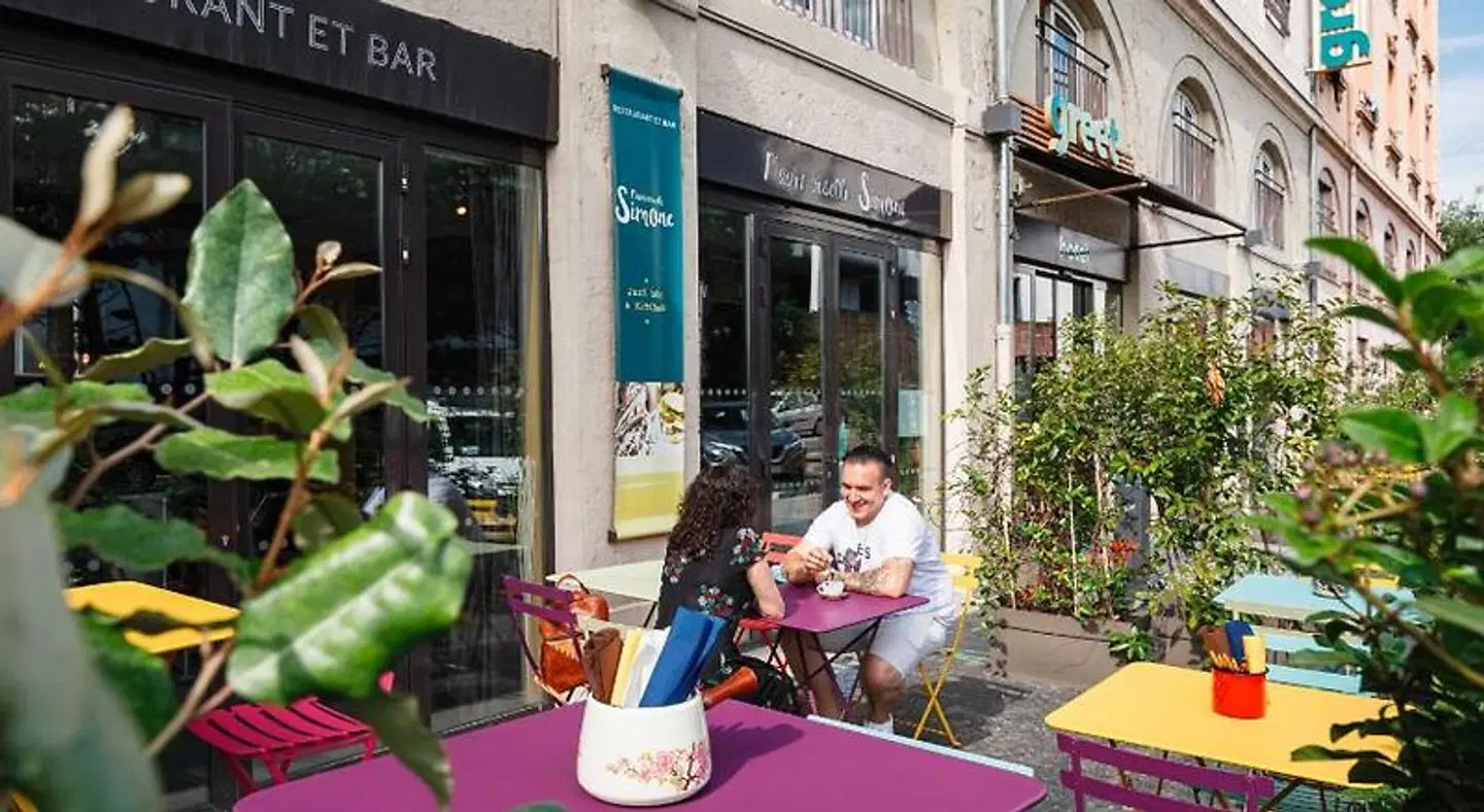 greet hotel Lyon Confluence Terrasse
