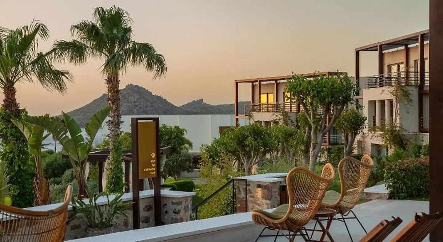 Allium Villas Bodrum Terrasse