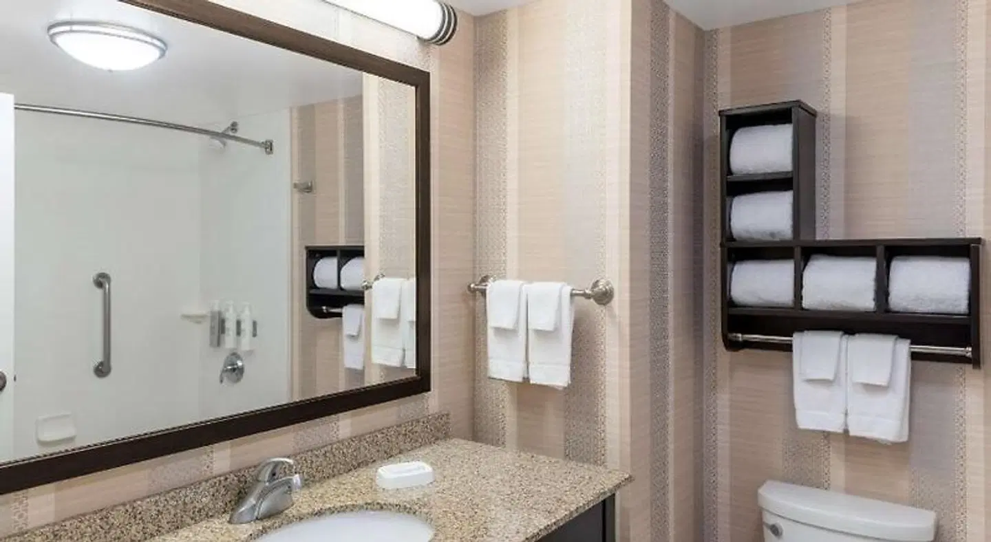 Hampton Inn & Suites Madison Downtown Badezimmer