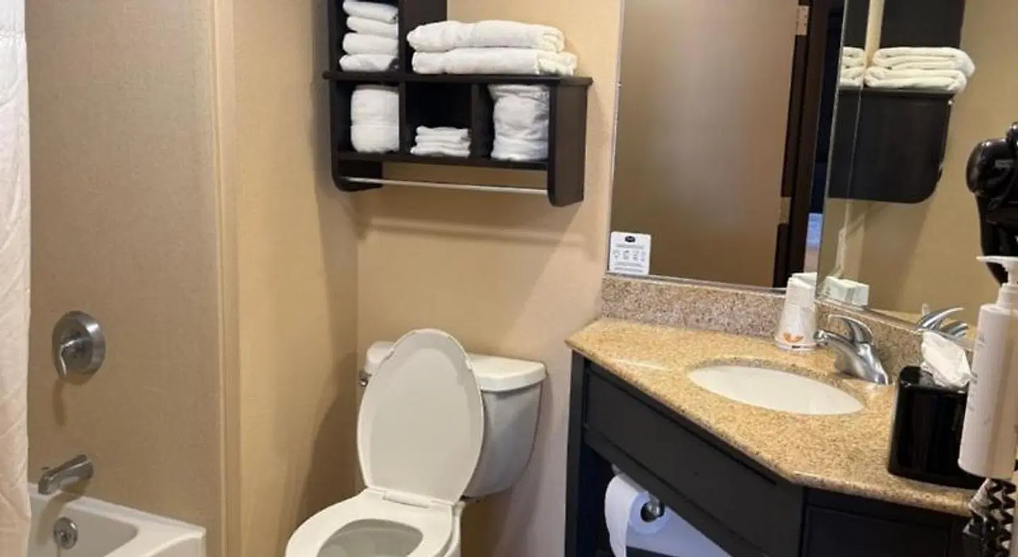 Hampton Inn Harrisburg/Grantville/Hershey Badezimmer