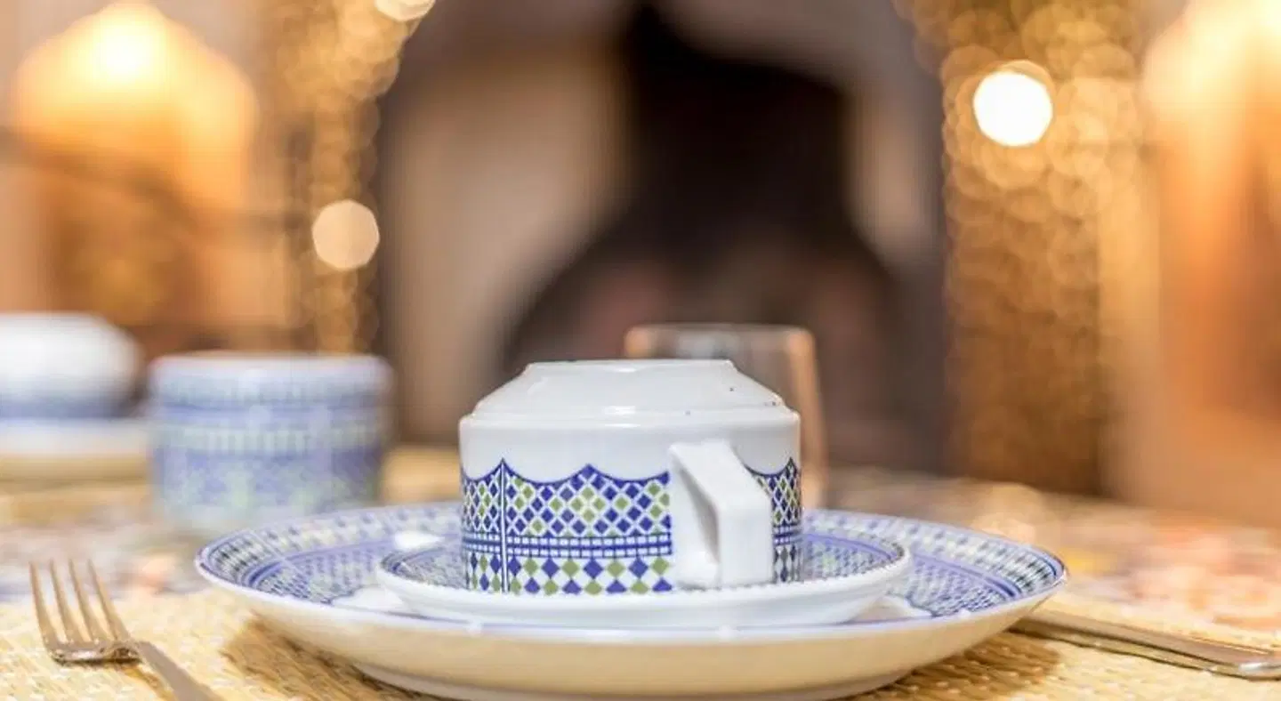 Riad Hart Essoura Badezimmer