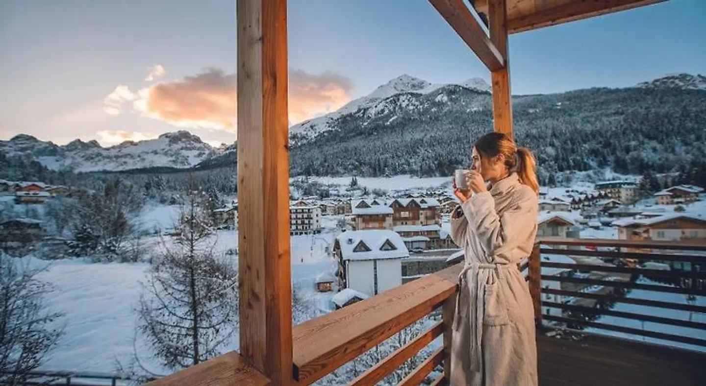 Corona Dolomites Hotel Terrasse
