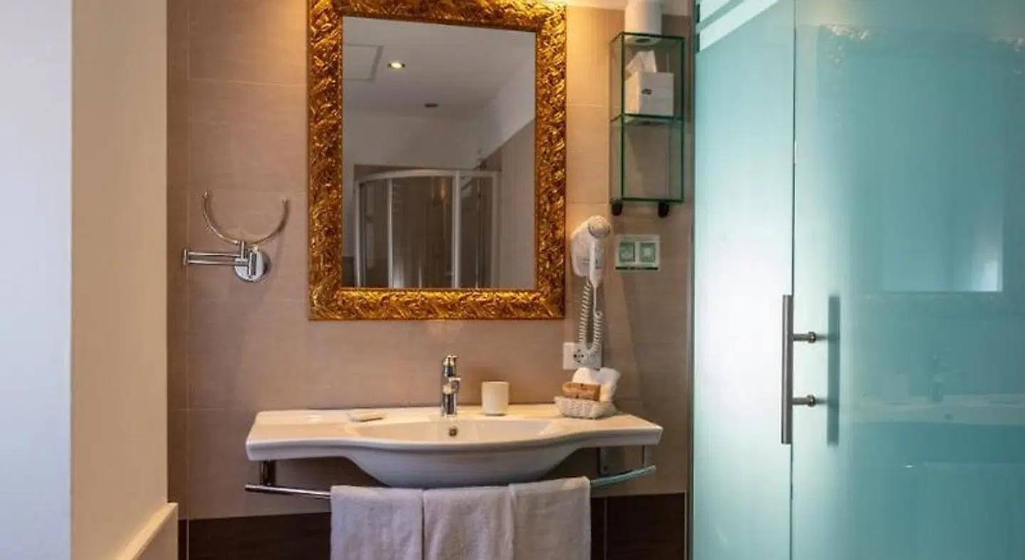 Hotel Ventaglio Badezimmer