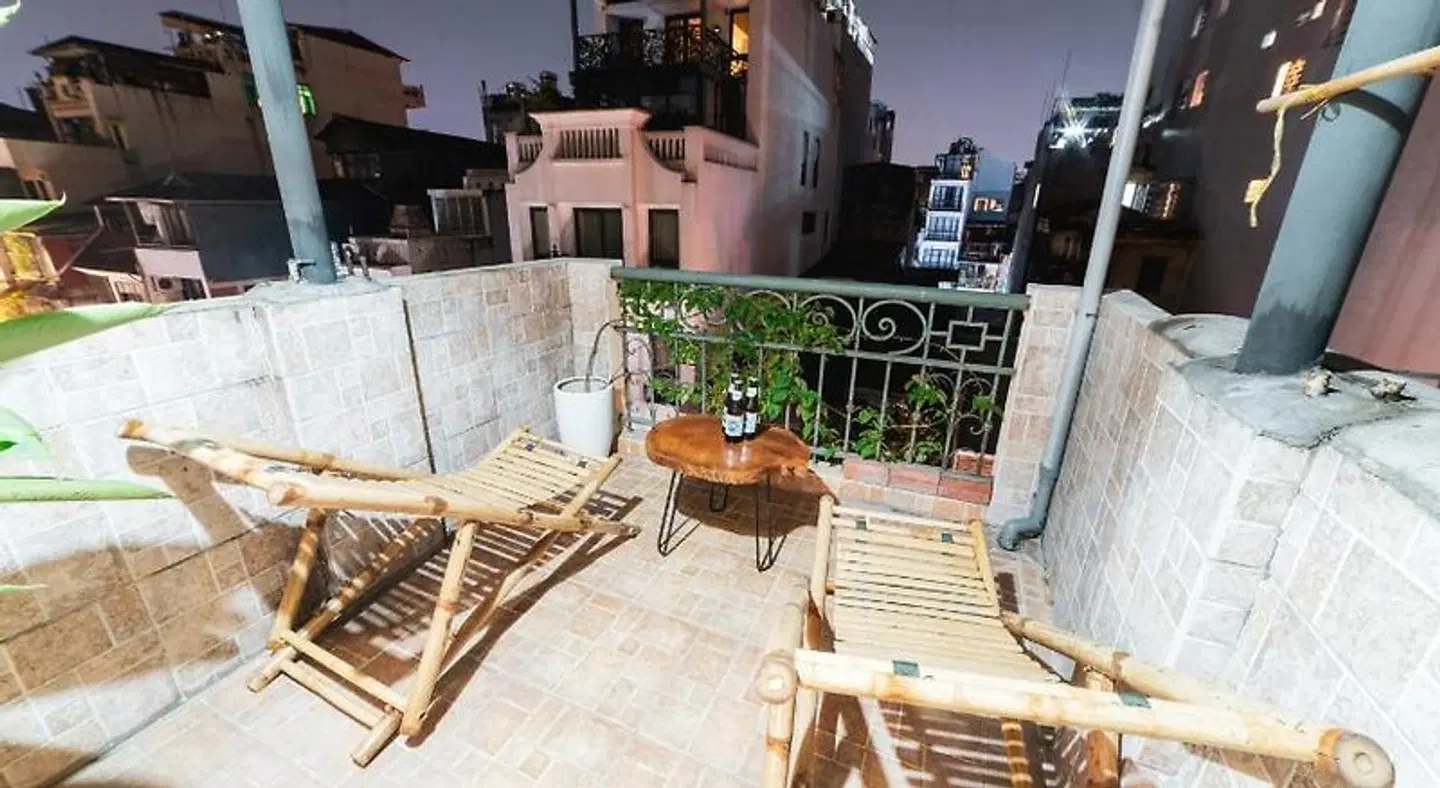 Graffiti House Terrasse